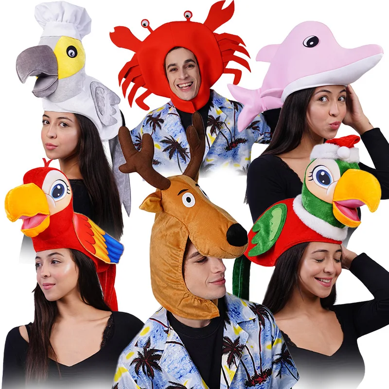 Funny Funny Animal Hat Stage Performance Props Hat Couple