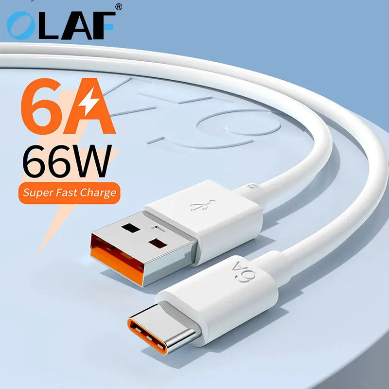 Супербыстрый зарядный USB-кабель 6 А 66 Вт для Huawei Mate 40 50 |
