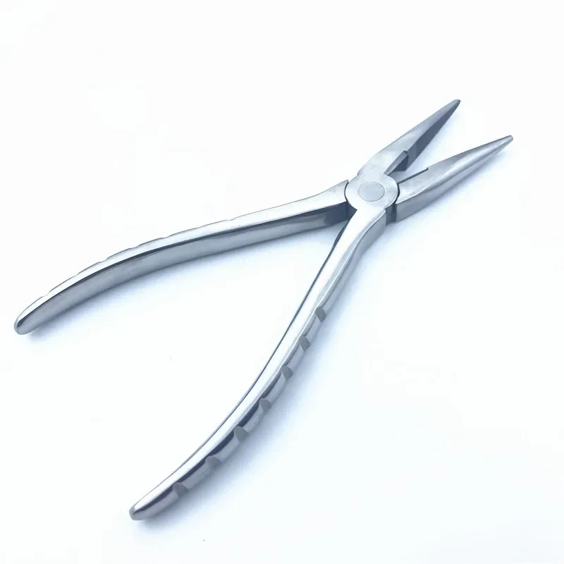 Orthopedics Flat Nose Pliers With Serrated Jaws Veterinary orthopedics instruments
