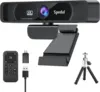 Spedal 931 HD 4K 30Fps 120 Wide Angle Webcam Wtih Microphone Remote Control Streaming PC Conferencin Windows Mac Linux Spedal 931 HD 4K 30Fps 120 Wide Angle Webcam Wtih Microphone Remote Control Streaming PC Conferencin Windows Mac Linux