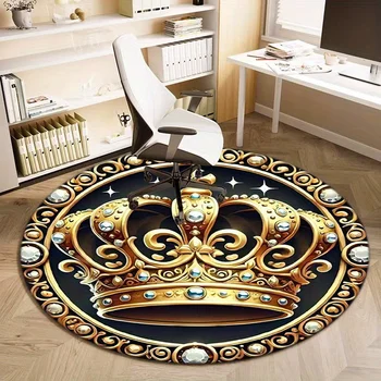 Royal Luxury Round Rug 1