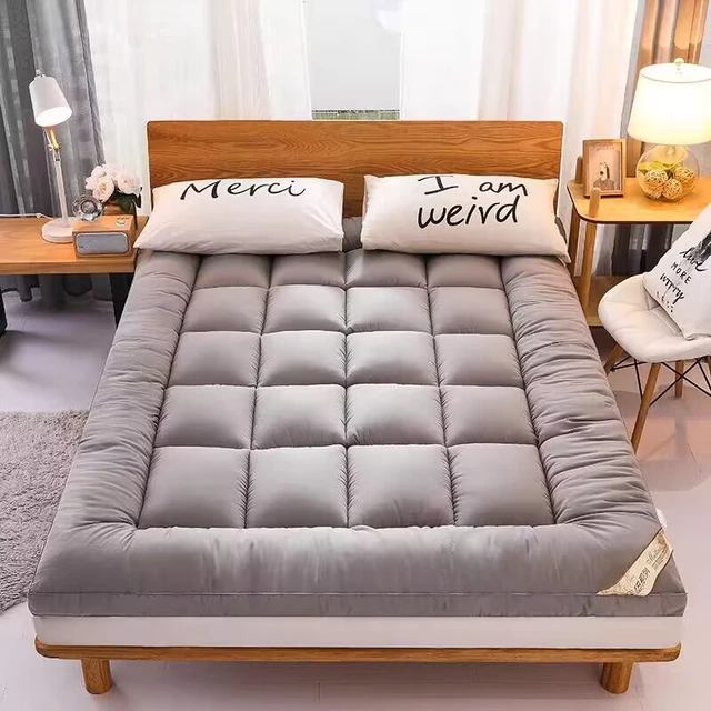 Colchón Tatami japonés plegable, colchón de suelo de futón, cama gruesa a  prueba de humedad, alfombrilla de algodón para dormitorio - AliExpress