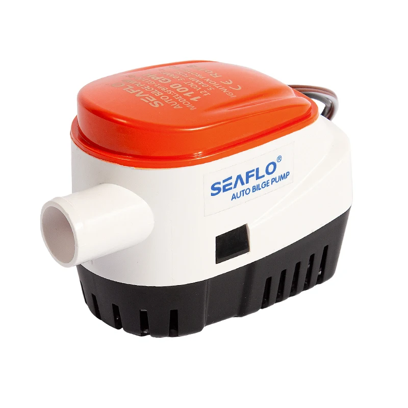 

SEAFLO Marine Bilge Drain Pump 12V Submersible Small DC Cruise Boat Low Water Level Automatic 24V Pumping Machine