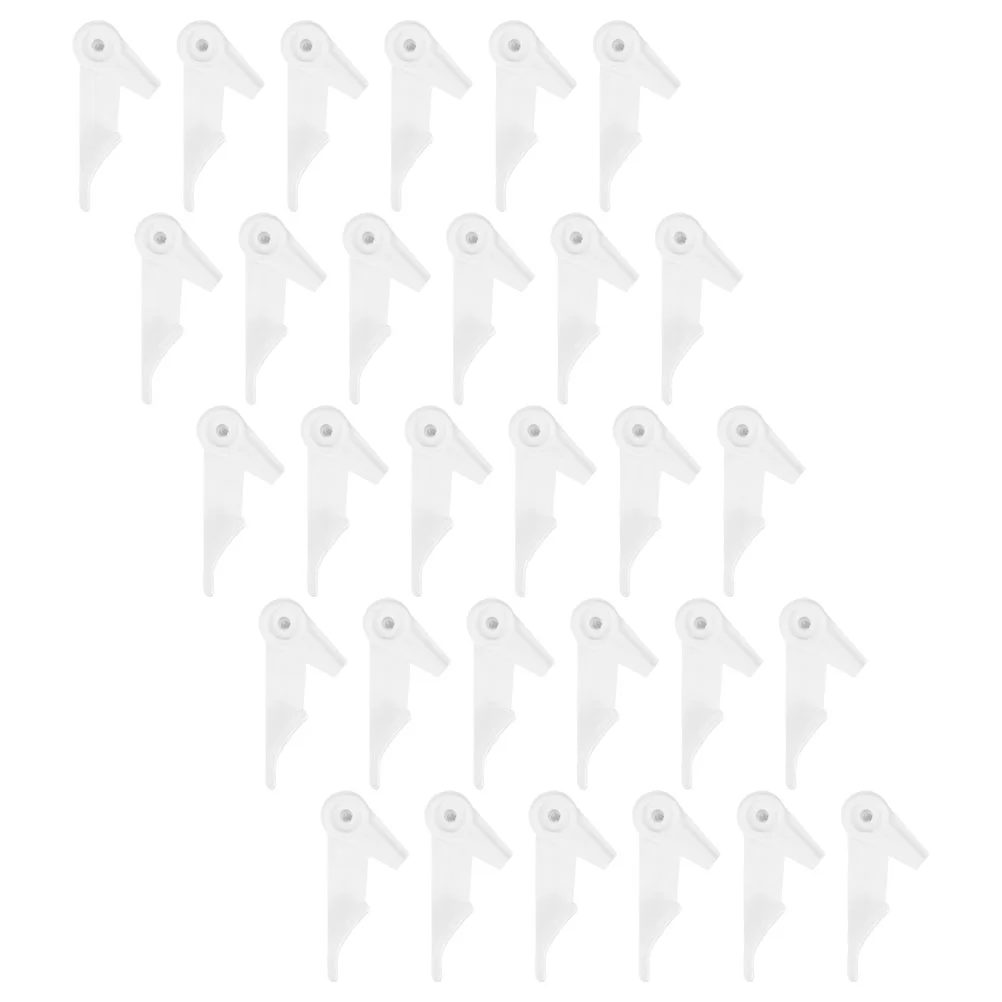 

30 Pcs Shade Buckle Home Accessories Thickened Ceiling Lamp Clasp Parts Fixed Clips for Plastic Plate Fastening