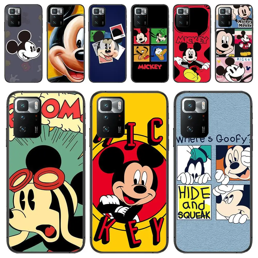 

Mickey Mouse Cartoon Phone Case For Redmi 9 9A 7A 10 8A 10A 8 Note 11 10S 7 11S Plus POCO X3 Pro Luxury Fashion Gift TPU Cover