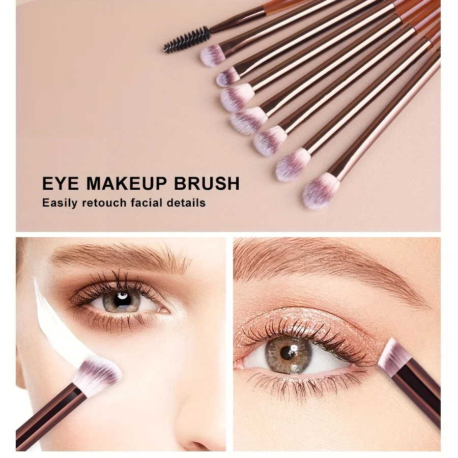 15-Piece Professional Makeup Brush Set
