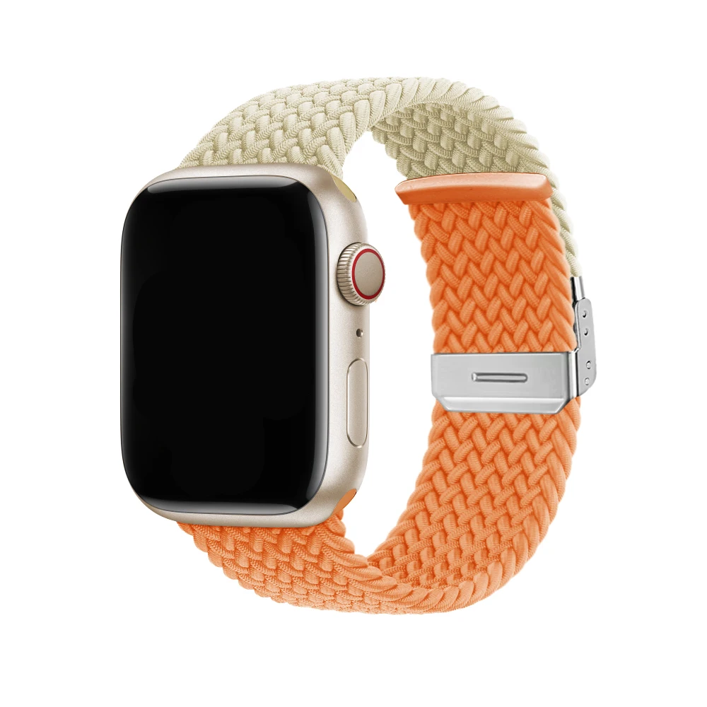 Braided Stretchy Nylon Bracelet Watch Strap