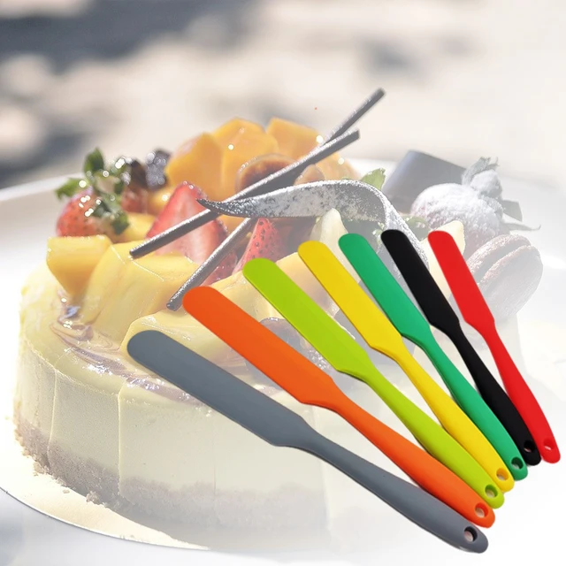 Silicone Spatula, Heat Resistant Flexible Non-Stick, Slim Spatula,Best for  Jars, Blender and More 9.6in/24.5cm