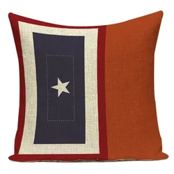 Geometric Flag Decorative Throw Pillow Cover - 45x45cm (1)