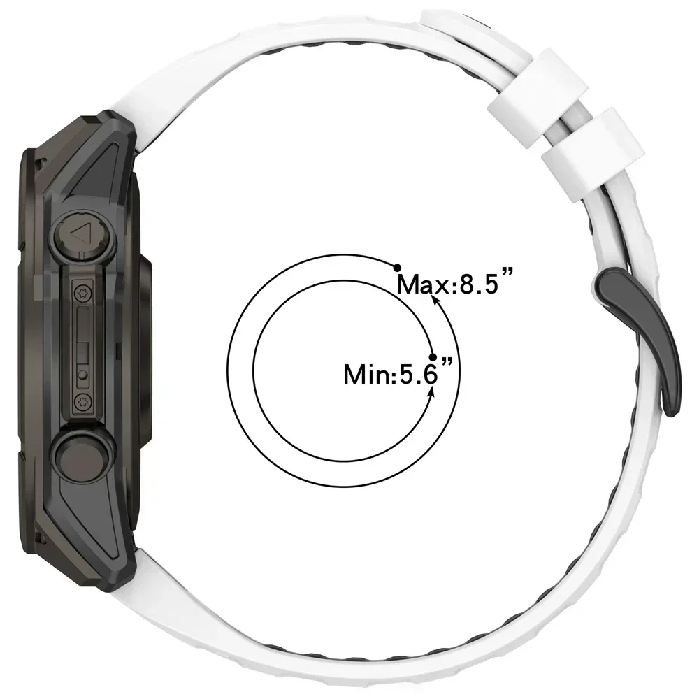Fenix8 Uhrenarmband für Garmin Fenix 8 47mm 51mm E 7 7X/Epix Pro/6 6X 5X Plus/Enduro 3 QuickFit 26mm 22mm Silikonarmband – Detail 7