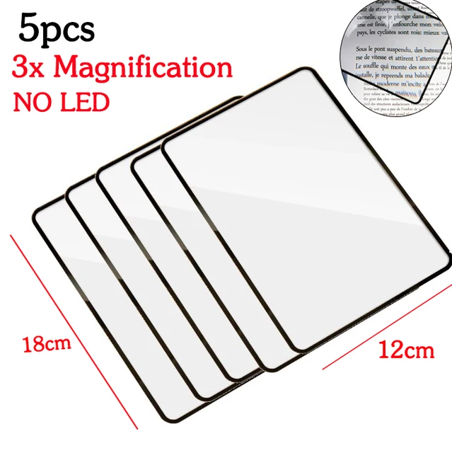 5pcs 3x NO LED