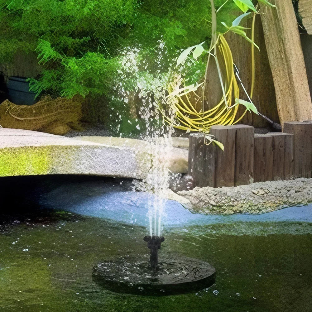 Solar Fountain Pump 1.2W Solar Powered Water Fountain Pump For Bird Bath Garden Pond Pool Outdoor