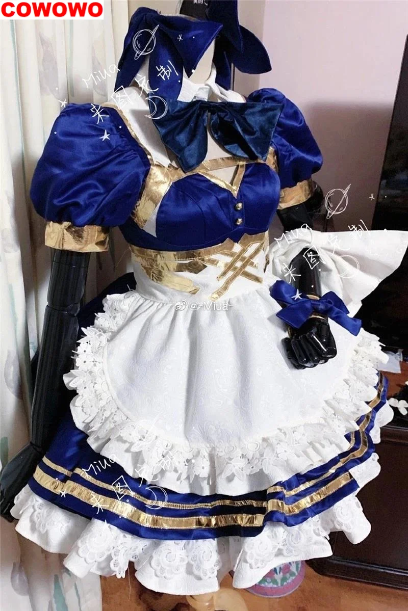

COWOWO [индивидуальный заказ] аниме Fate Grand Order FGO Tosaka Rin горничная платье Лолита форма косплей костюм женская одежда