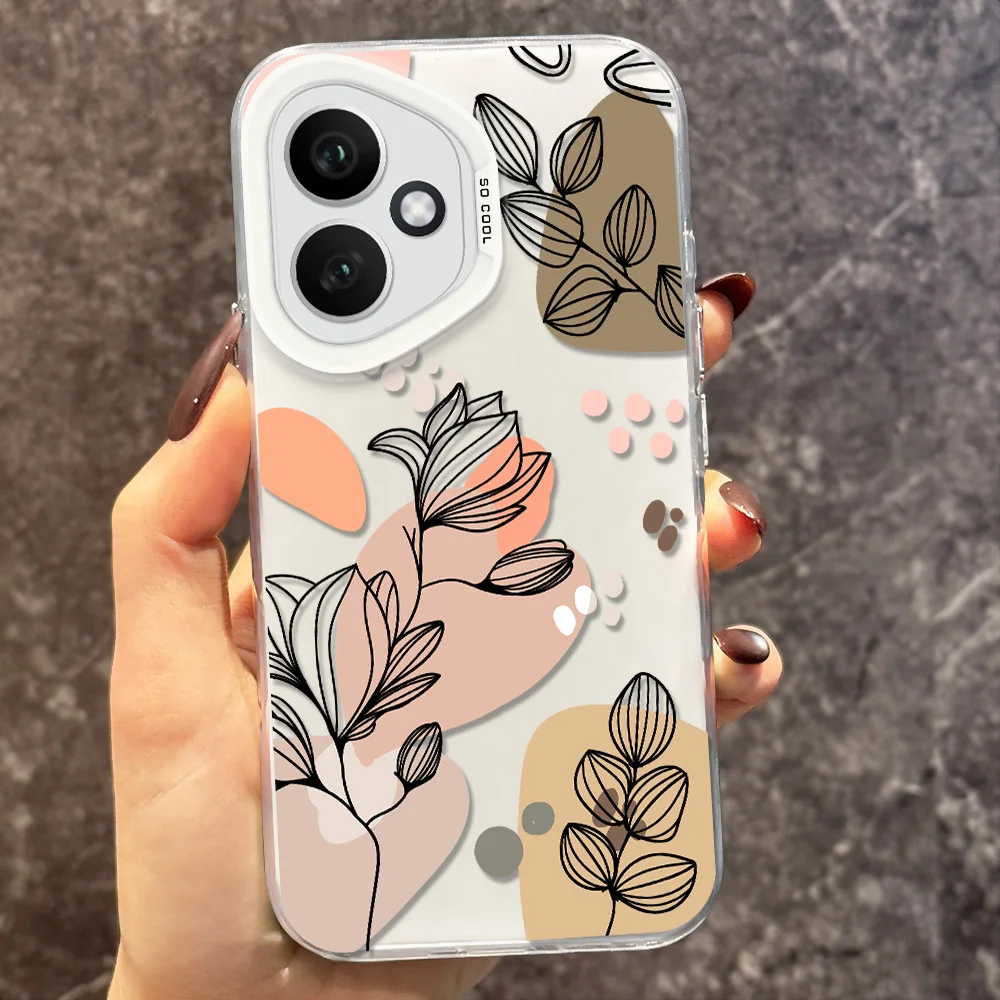 Charming Floral Design Phone Case Cover