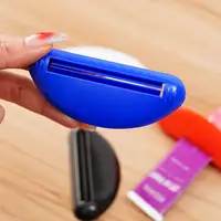 1pcs Multifunction Manual Toothpaste Dispenser Cream Tube Squeezer Bathroom Squeeze Paste Extruding Clip Squeezing Clamp 2