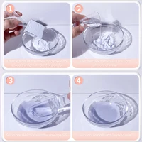 Skin Care DIY Mask Set Clear Rod Mud Mixing Bowl Spoon Set Soft Applicator Brushes for Face Deep Cleaning Portable Beauty Tools 6
