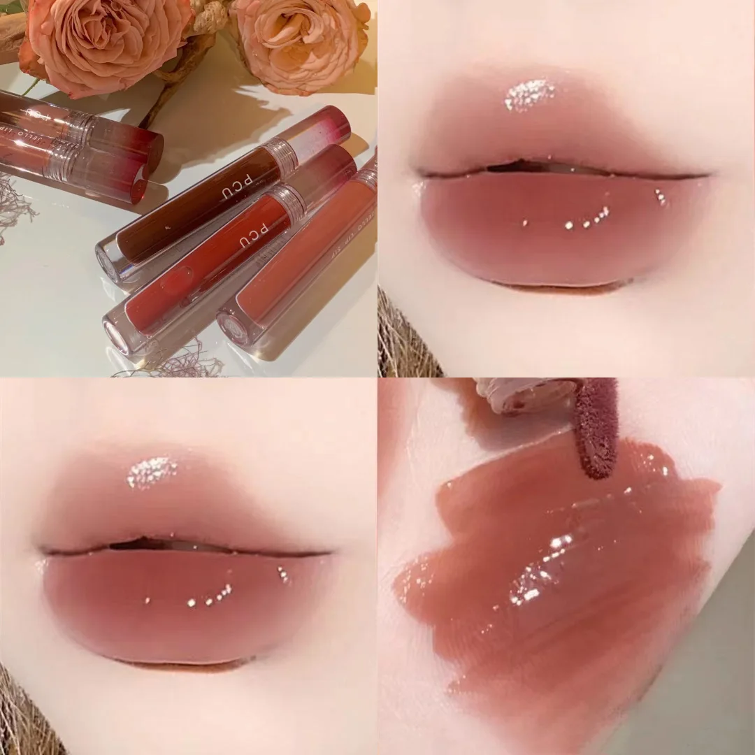 Lip Makeup Lip Glaze Lip Tint Lip Gloss Lip Lacquer Lip Stain 6 Color Tea Mirror Dyeing Moisturizer Liquid Lipstick Waterproof Long Lasting