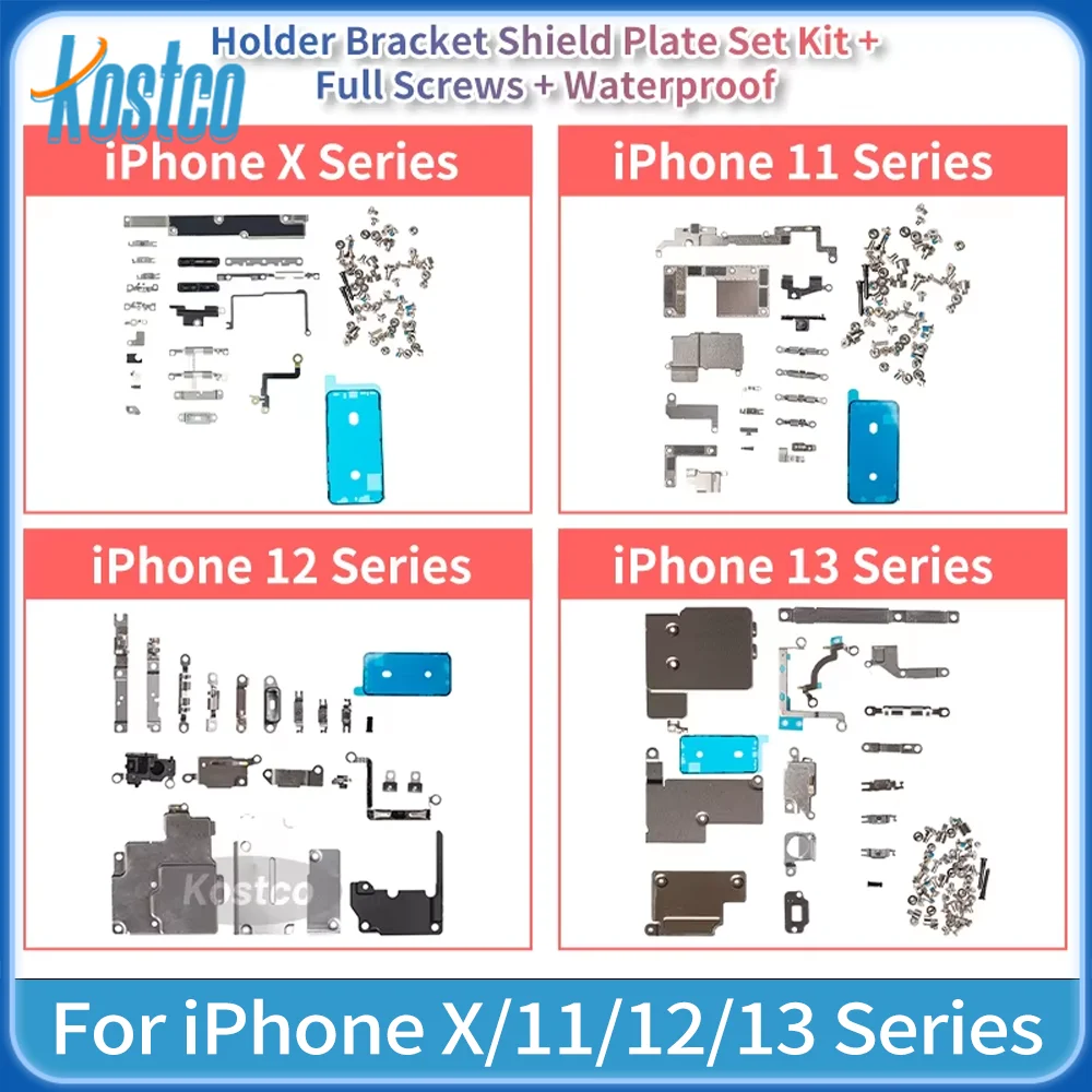 Comprehensive Screw Set with Metal Holder Bracket Shield Plate & Waterproof Feature