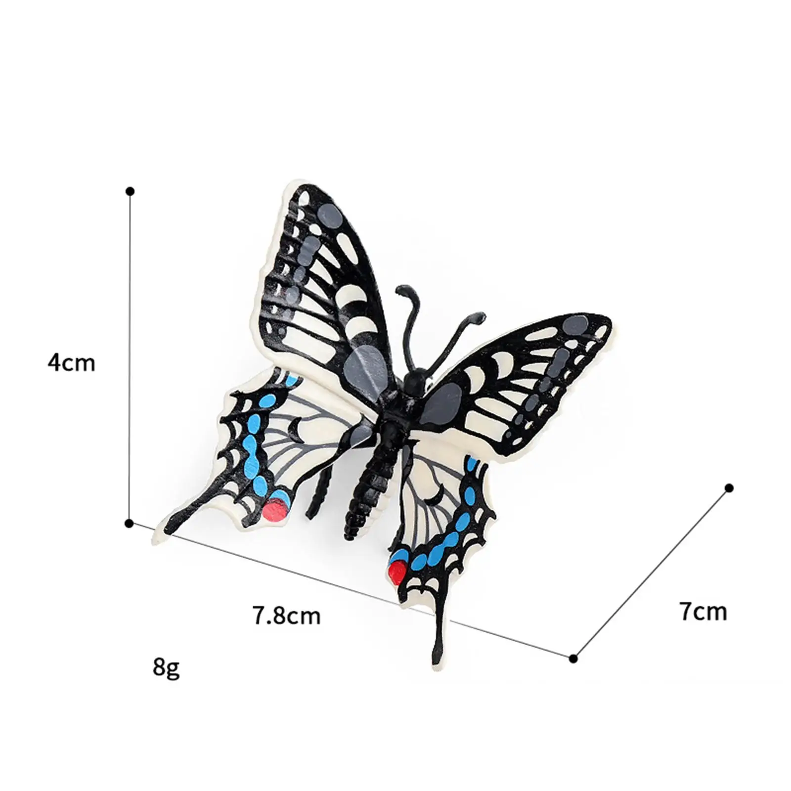 Butterfly Animal Model Swallowtail Butterfly Photo Props DIY Landscaping