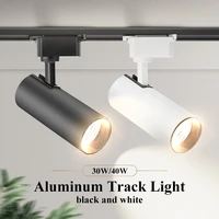 Led Track Light Full Set Spotlight Track Lamp 220v Shop Lighting Rail 30W Spot Lights For Clothing Store Decoration Luminaire 1