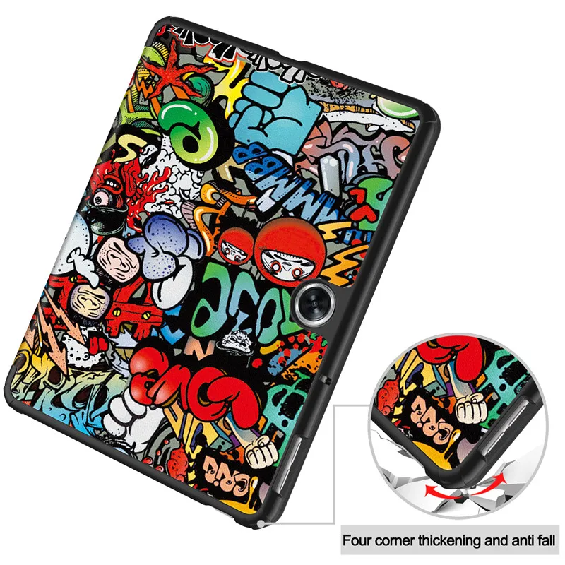 Premium PU Leather Tablet Case – Elegant Print Shell for 11-Inch Tablets (2024 Edition)