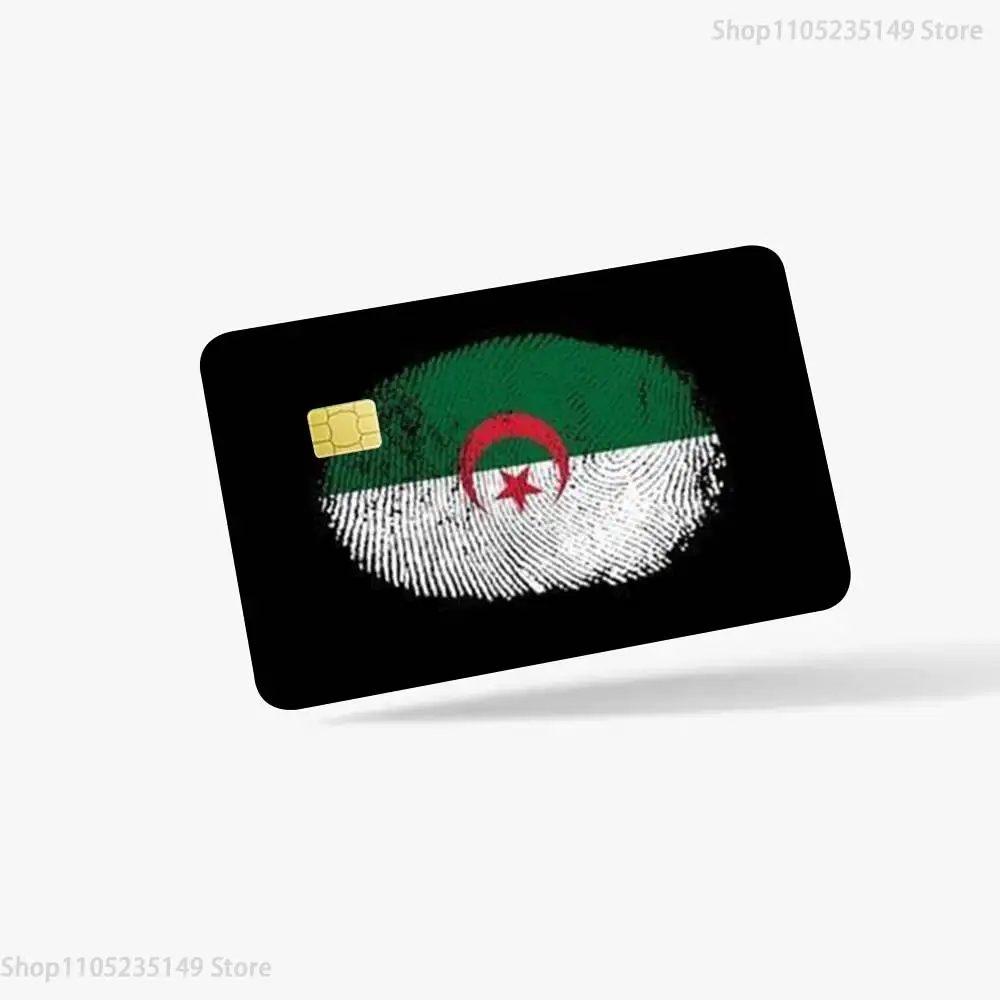 Exquisite Algerian-Themed Decorative Bank Card Sticker - Perfect Birthday Gift