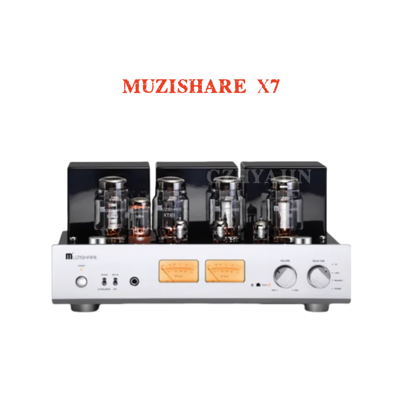 MUZISHARE X7 45W*2 Integrated Vacuum Tube Amplifier KT88x4 AB1