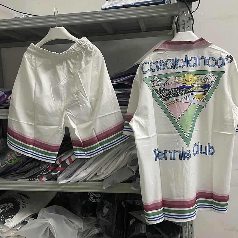 

New Tennis Club Casablanca Shirt Men Women Hawaiian Shirts Tee y2k