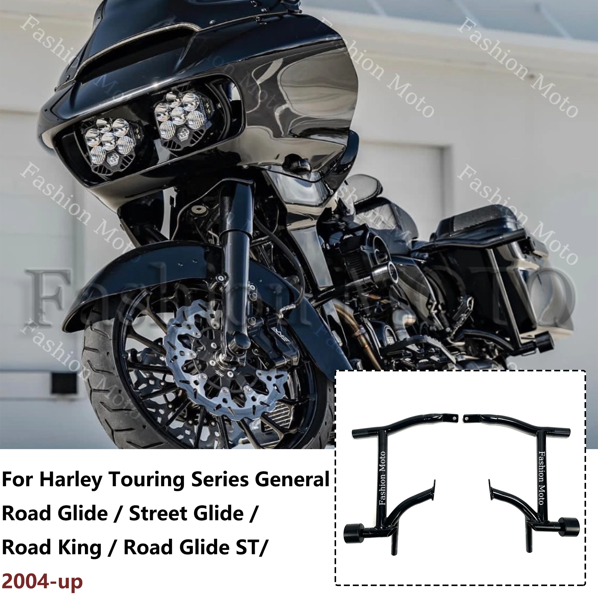 MotorcycleSaddlebagGuardRailsBagGuardsForHarleyRoadGlides