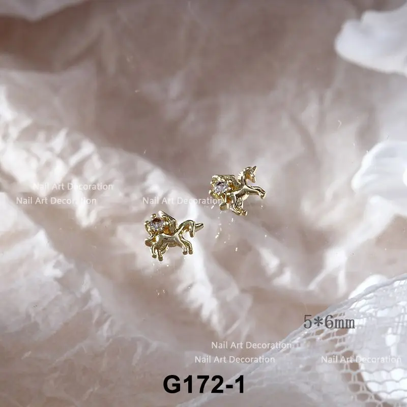 10 teile/los Rose Einhorn Wolke Engel Quaste Kette Zirkon Kristalle Nail Art Schmuck Dekorationen Nägel Zubehör Charms Lieferungen – Detail 27