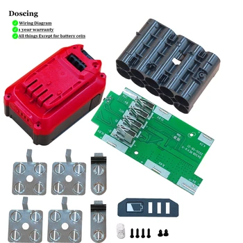 Custodia per batteria da 20V con protezione PCB BMS accessori per batterie per artigiano V20 CMCB202 CMCB204 CMCB206 (solo per serie V20)
