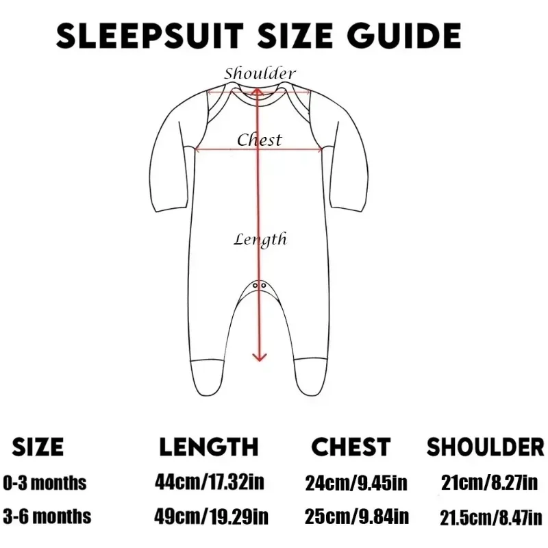 MOM+DAD=ME Print Baby Sleepsuit Long Sleeve Round Neck Infant Bodysuit  Newborn Shower Gifts Boy Girl Cute Infant Sleepsuit 2