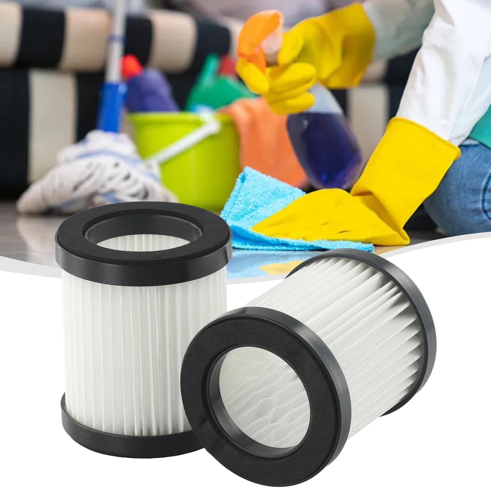 

2 Pack Vacuuming Filter For Beldray Airgility 22.2V BEL0776, Airgility 29.6V BEL01171 Plastic Sweeper Filters Vacuum Clean Parts
