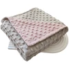 Baby Girls Blanket Solid Color with Double Layer Crystal Velvet Insulation Kids Swaddle Blanket Quilt Pacify the Birthday Gift 2