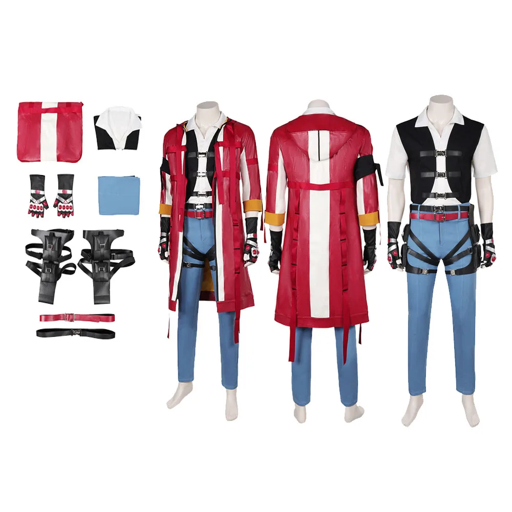 

Game Tekken Cosplay Costume 8 Cos LEO Outfit Fantasy Coat Vest Pants Halloween Carnival Suit Accessories For Adult Male Roleplay