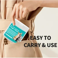 Pet cleaning products Disposable finger toothbrush Pet teeth cleaning finger covers wet wipes  Dog and cat oral cleaning 5