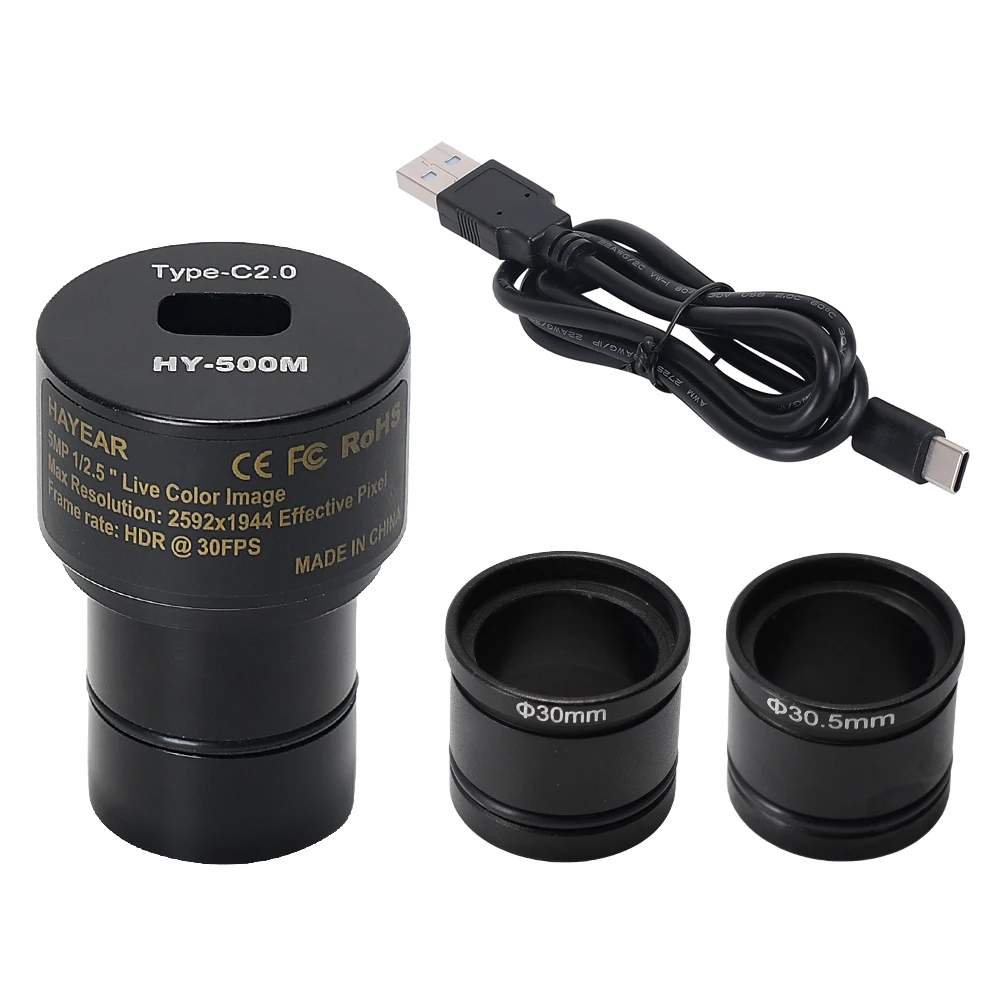 5MP CMOS USB2.0 Microscope Camera Digital Electronic Eyepiece Free Driver Microscope High Speed Industrial Camera Compatible microscope camera