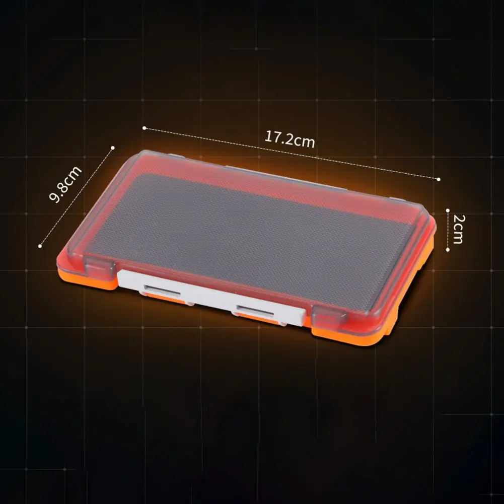 

Коробка для рыбалки, герметичный держатель для рыболовных приманок, компактное хранение, удобный органайзер для рыболовных снастей, коробка