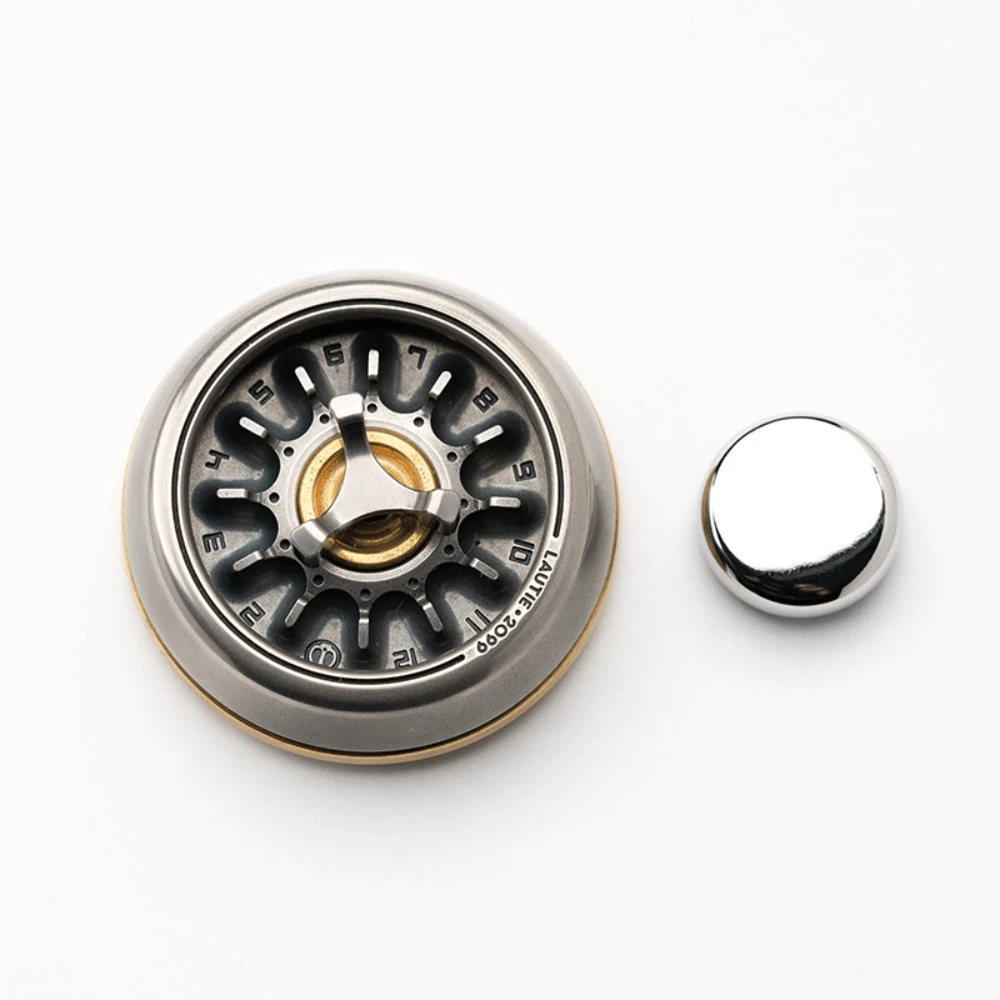 Lutie edc Carnival nano spinner,磁気ルーレット,フィジェット,デスク