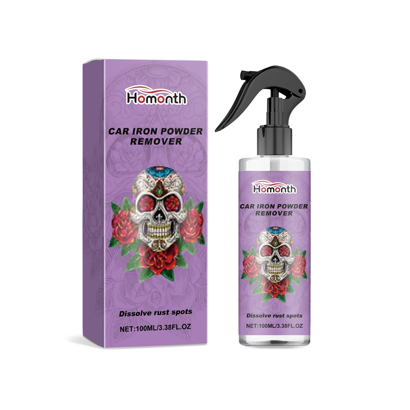 HOMONTH Multi-Purpose Rust Remover Spray for Wheels Effective Wheel Rust Inhibitor and Cleaner