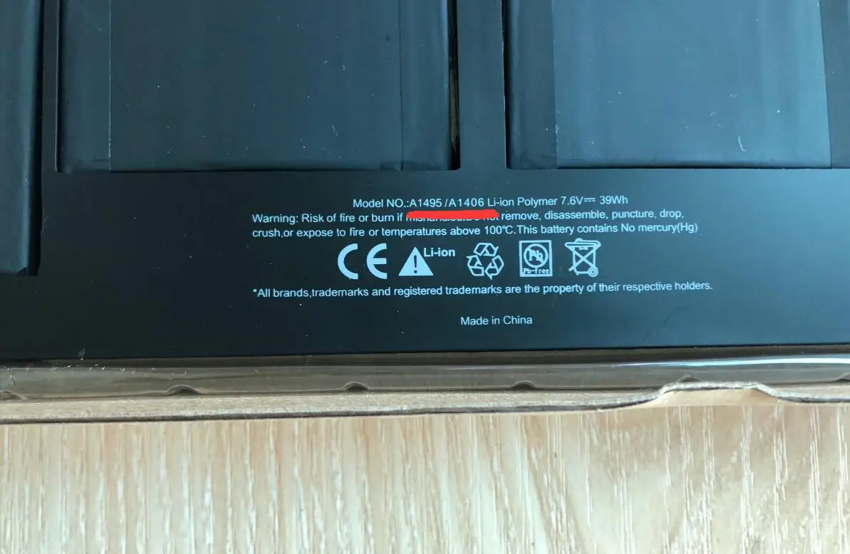Bateria do portátil para Apple MacBook Air,