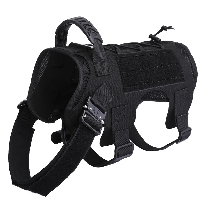 

Tactical Dog Vest Military Hunting Shooting Cs Army Service Dog Vests Nylon Pet Vests Airsoft Training Molle Dog Vest Harness