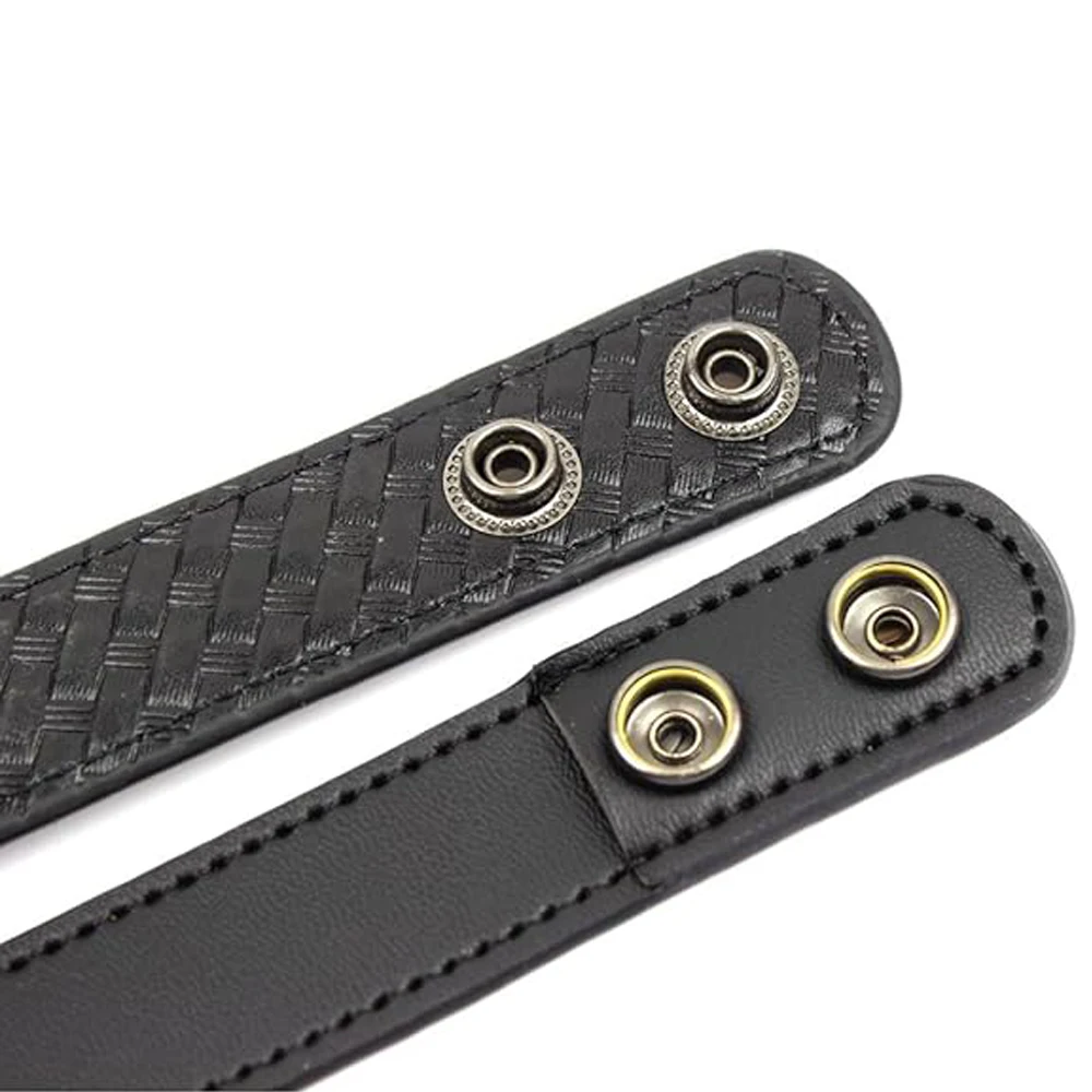 Fermo Per Cintura A Doppio Scatto In Pelle, Per Cinture Da 2 A 2.25 Pollici (50-63.5 Mm), Regolabile, Colore Marrone, Confezione Da 1 Pezzo - 3