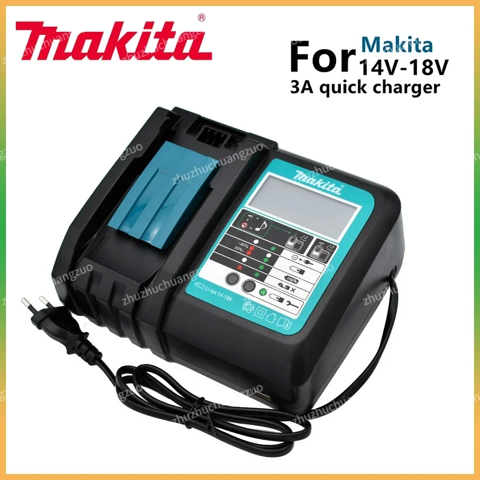 

Makita Charger 14.4V-18V Original DC18RC Battery Charger Makita 6000mAh Bl1830 Bl1430 BL1860 BL1890 Tool Power Charger