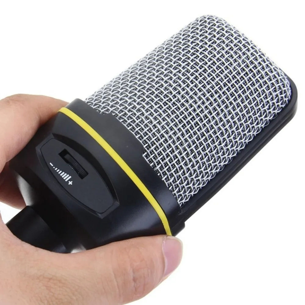 SF920 Condenser Microphone 3.5mm Wired Studio Capacitive Mic Tripod Stand for PC Computer Recording Singing Song