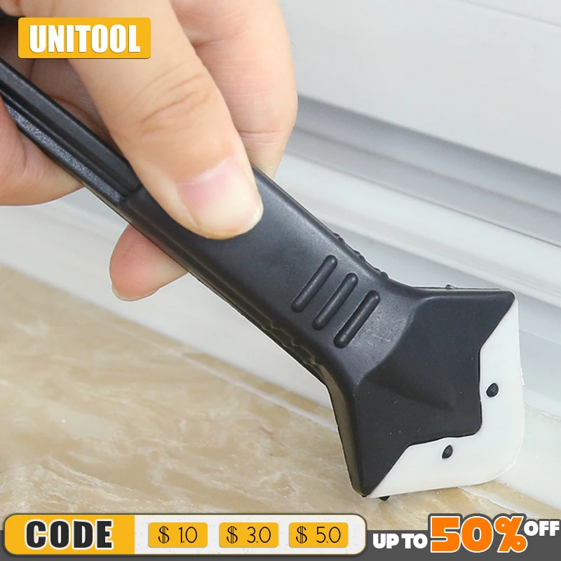 

Multifunctional Silicone Remover Caulk Finisher Sealant Smooth Scraper Grout Tools Spatula Angle Scraping Seam Tool