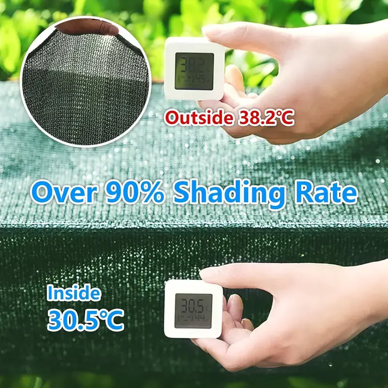 Large Sun Shelter Sail 2 3*5 4x4 5x5 6 8*8 Camouflage Net Garden Backyard Canopy Green Uv Block Balcony Sun Shade Sunrays Car