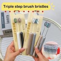 Lot de 2 brosses à dents ultra-fines à poils souples et durs pour un nettoyage en profondeur des dents des adultes et un blanchiment des dents. 4