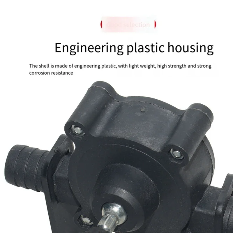 ABRE-Small Household Water Pump Manual Electric Drill Water Pump Convenient DC Water-Pump Self-Priming Centrifugal