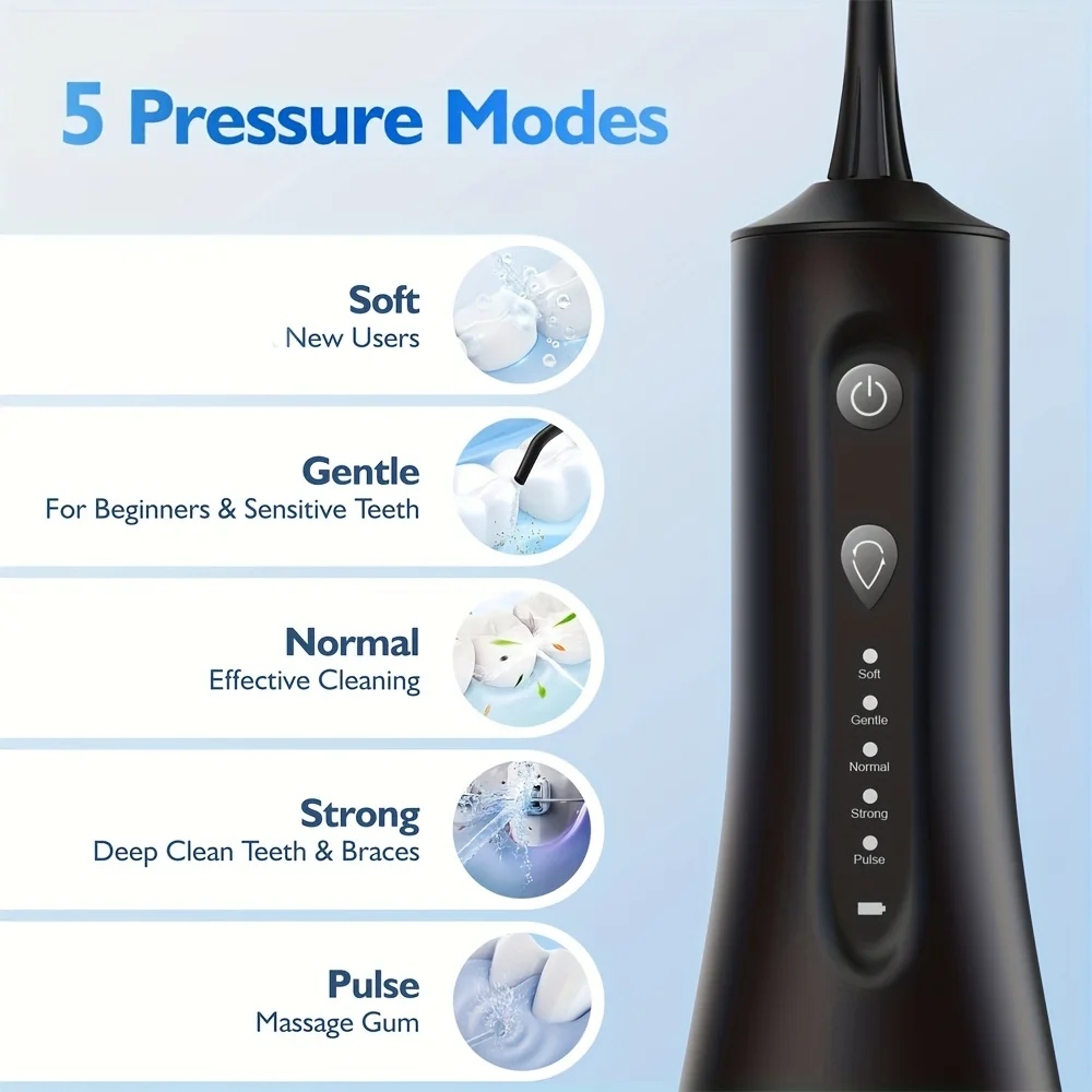 SEJOY Water Flossers for Teeth Cordless Oral Irrigator Dental Water Jet & Electric Toothbrush adults Sets Sonic Toothbrush 2